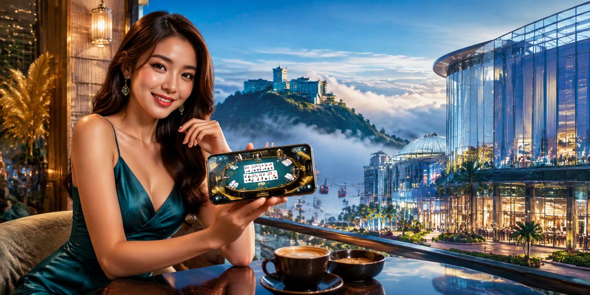 Pemain Genting Highlands menikmati permainan kad kasino dalam suasana yang meriah dan mendebarkan
